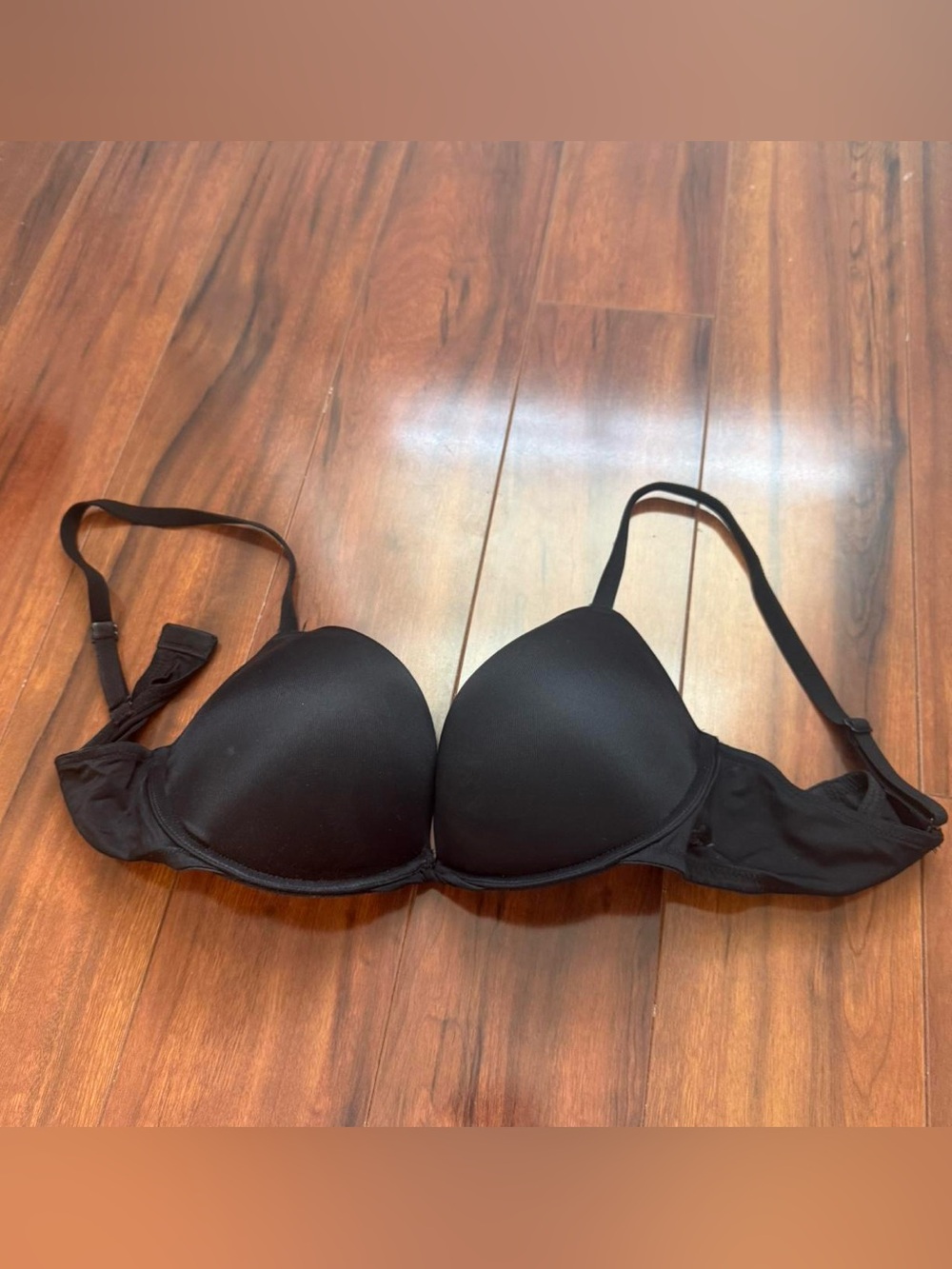 PINK Victoria's Secret Smooth Black Padded Bra